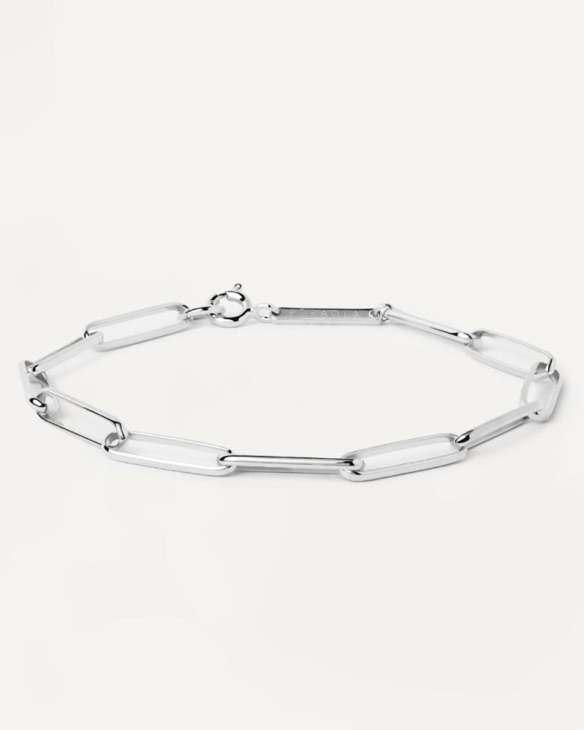 Big Statement Chain Silver Bracelet Basic Bracelets