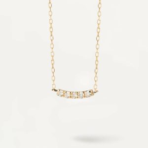 Diamonds And Gold Eternity Necklace Basic Necklaces