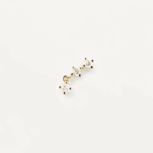 Diamonds And Gold Isabella Single Earring Ear Piercings