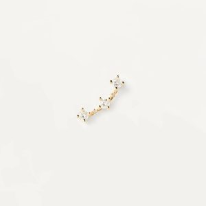 Diamonds And Gold Liberty Single Earring Ear Piercings