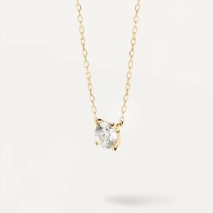 Diamonds And Gold Solitaire Supreme Necklace Everyday Necklaces