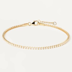 Diamonds And Gold Tennis Bracelet Basic Bracelets