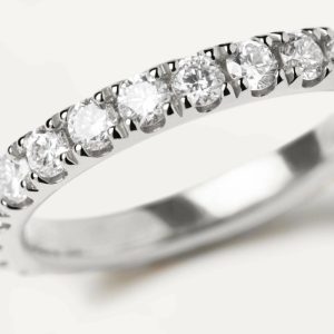 Diamonds And White Gold Eternity Supreme Ring Basic Rings