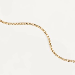 Gold Box Chain Necklace Chain Necklaces