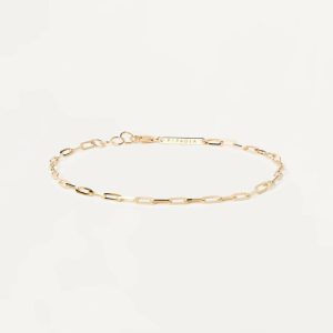 Gold Cable Chain Bracelet Bracelets