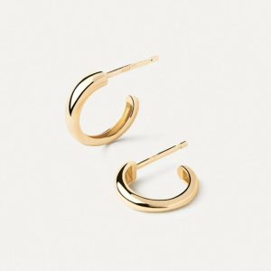 Gold Joan Mini Hoops Earrings