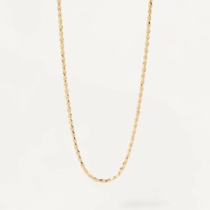 Gold Rope Chain Necklace Everyday Necklaces