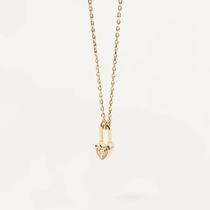 Heart Padlock Necklace Basic Necklaces