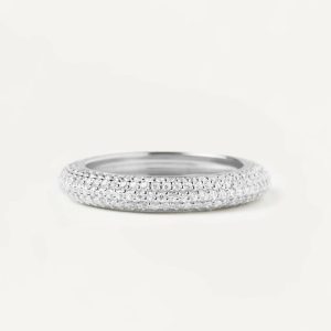 King Silver Ring Eternity Rings