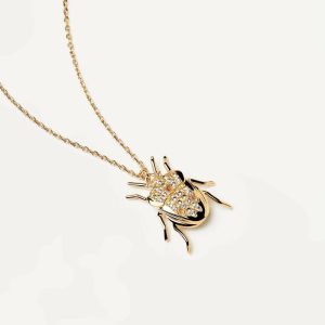 Luck Beetle Amulet Necklace Everyday Necklaces