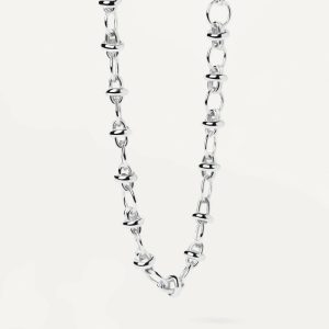 Meraki Silver Chain Necklace Chain Necklaces