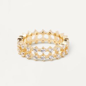 Slim Dumbo Ring Eternity Rings