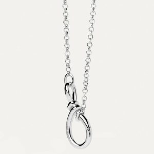 Stacker Clasp Silver Chain Necklace Chain Necklaces