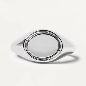 Stamp Silver Ring Jewelry