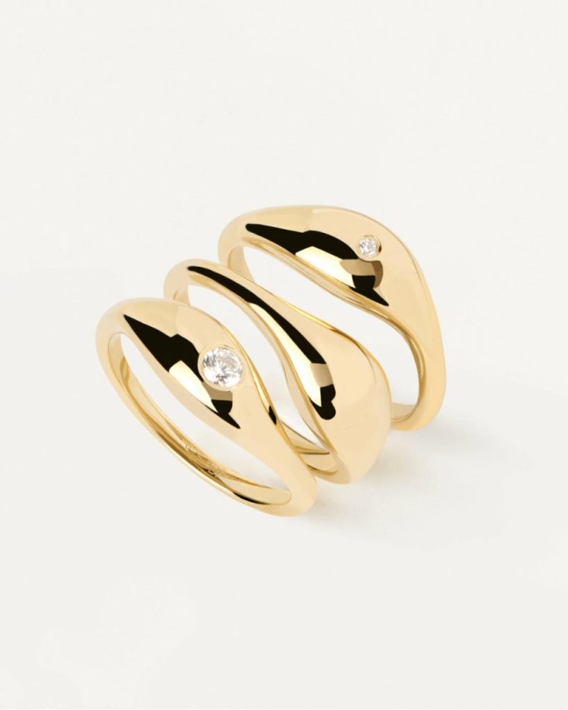 Sugar Ring Set Gold Rings