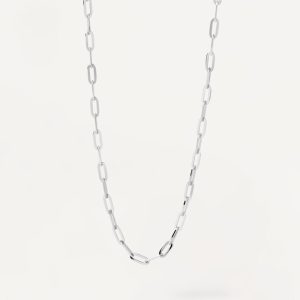 White Gold Cable Chain Necklace Fine Jewelry Necklaces