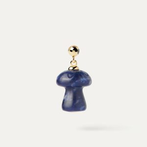 Sodalite Mushroom Charm Charms