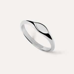 Duke Stamp Silver Ring Basic Rings